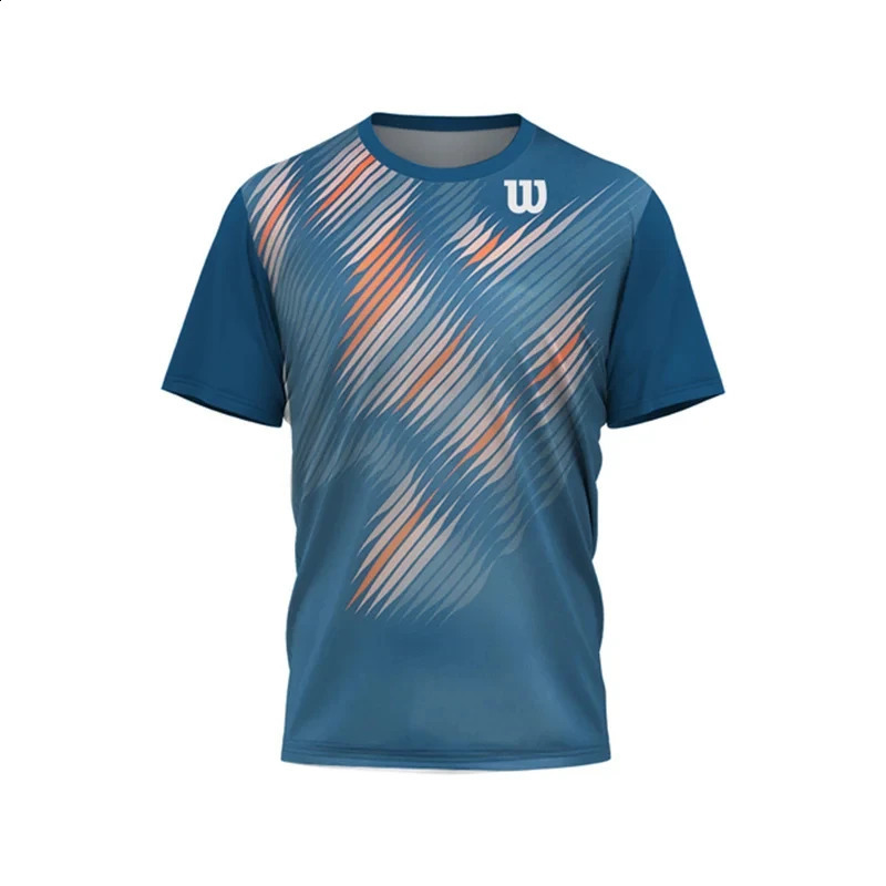 Badminton T Shirt For Men Table Tennis Sports Outdoor Run Fitness Short Sleeve Oversized Tops Summer Casual Oneck Quick Dry Tee 250113