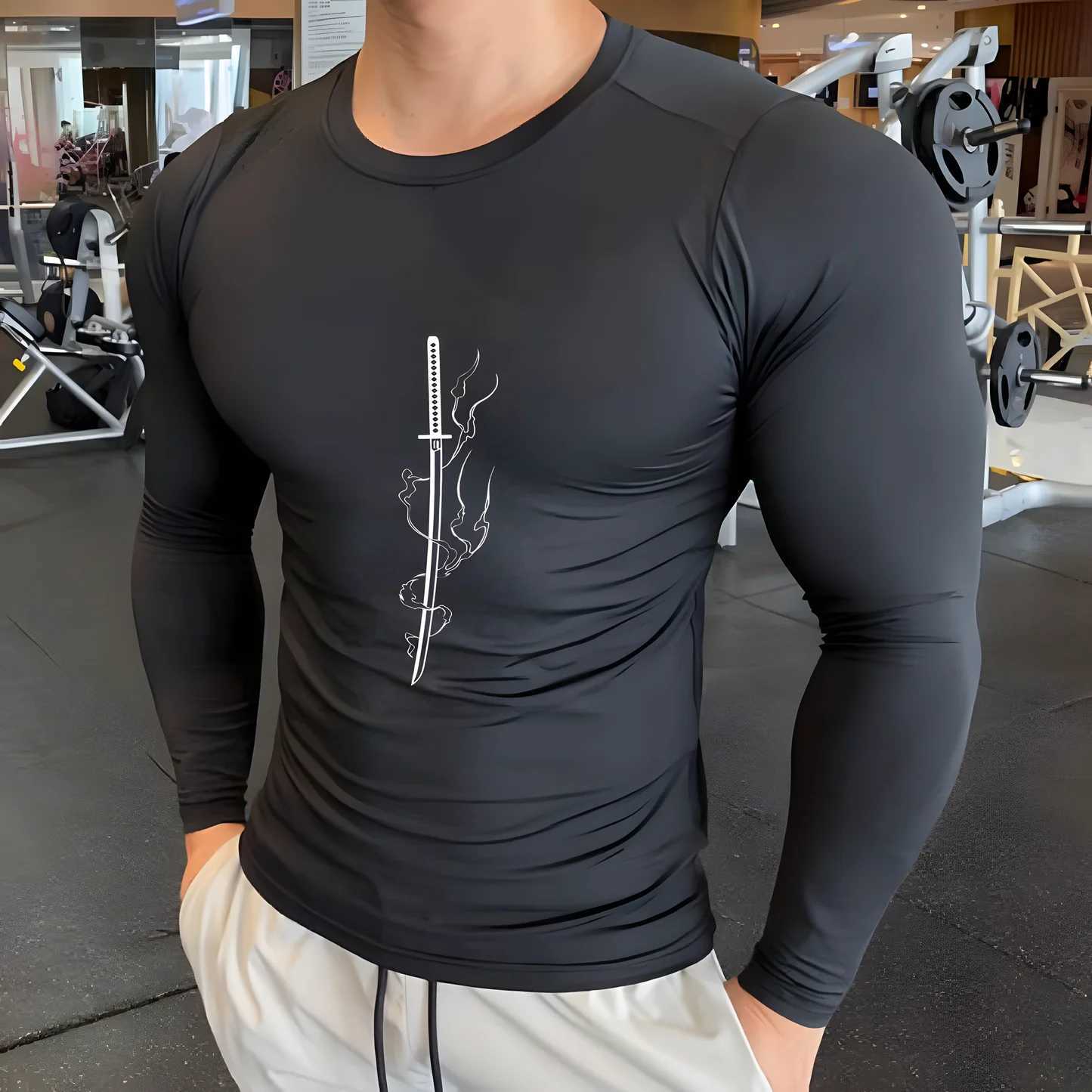 Summer Short Sleeve T-shirt Men Compression Sports T shirt New Running Quick Dry Gym Jogging Shirts Rashguard Jiu Jitsu Tops Man X250113