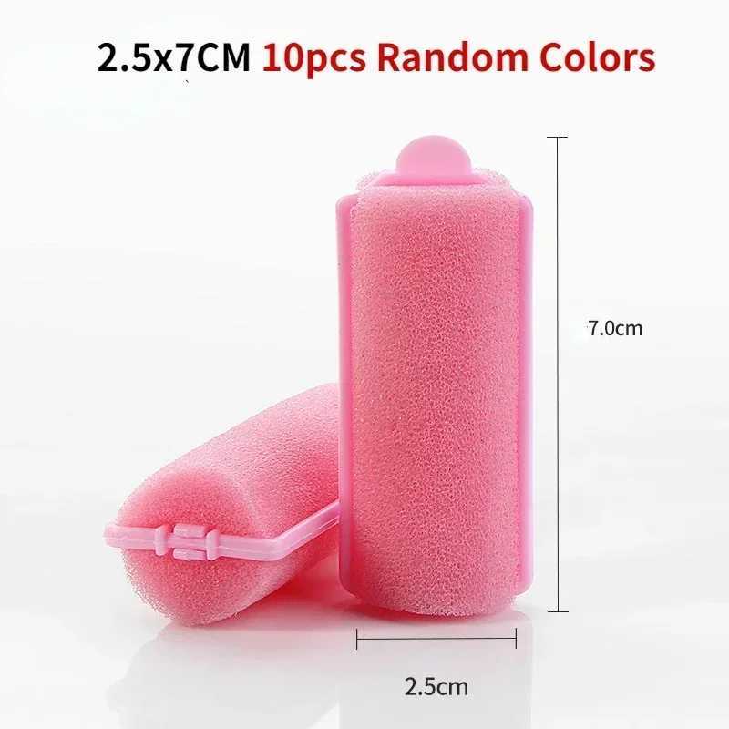 6-14 pieces of soft magic sponge 6 size foam hair roller DIY hair removal tool kit female styling does not harm hair W250113