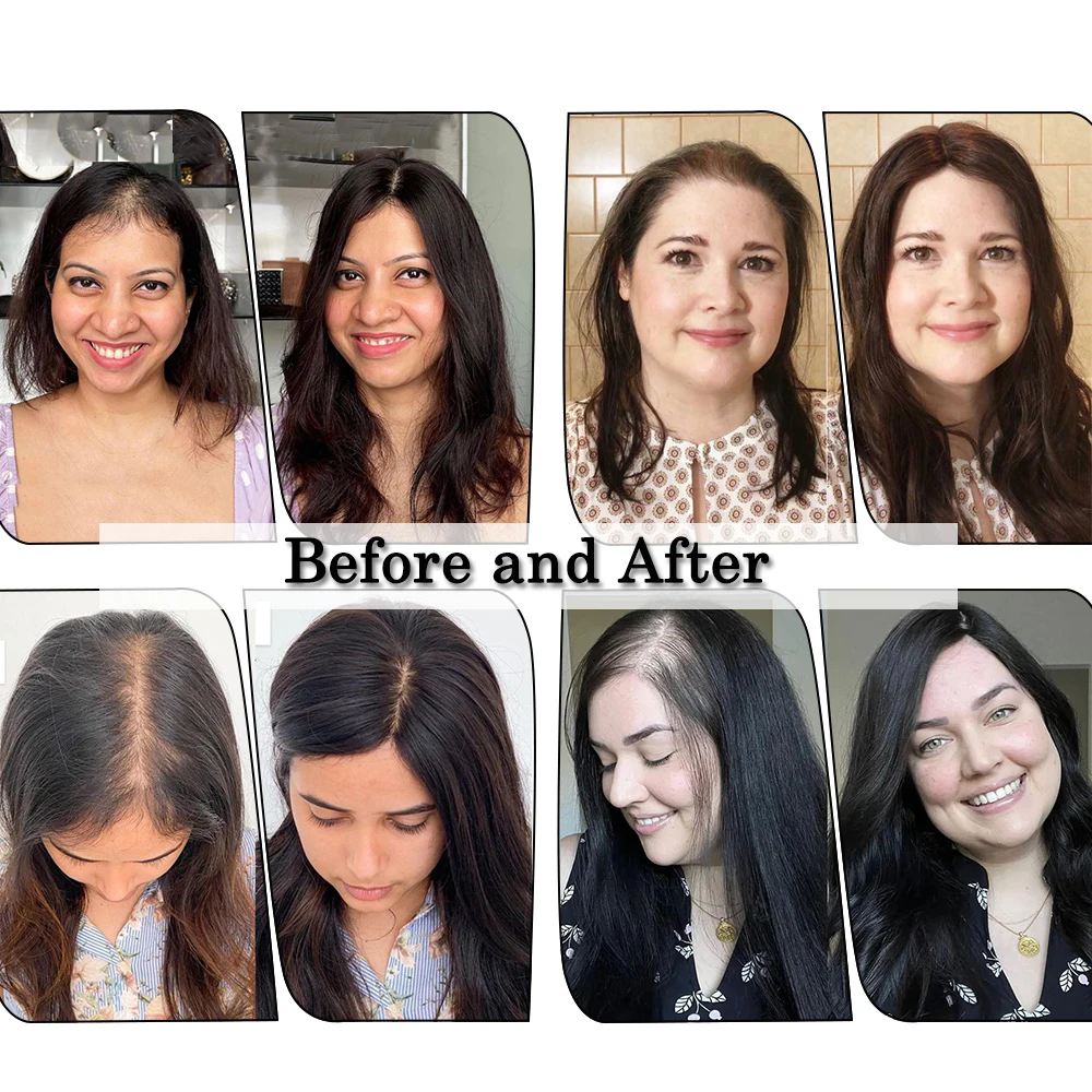 Silk Base Real Human Wavy Hair Topper 15x16cm Silk Top Hair Piece Best for Hair Loss Thin Hair Cover Top Head Area for loose wave Hair toupee women na