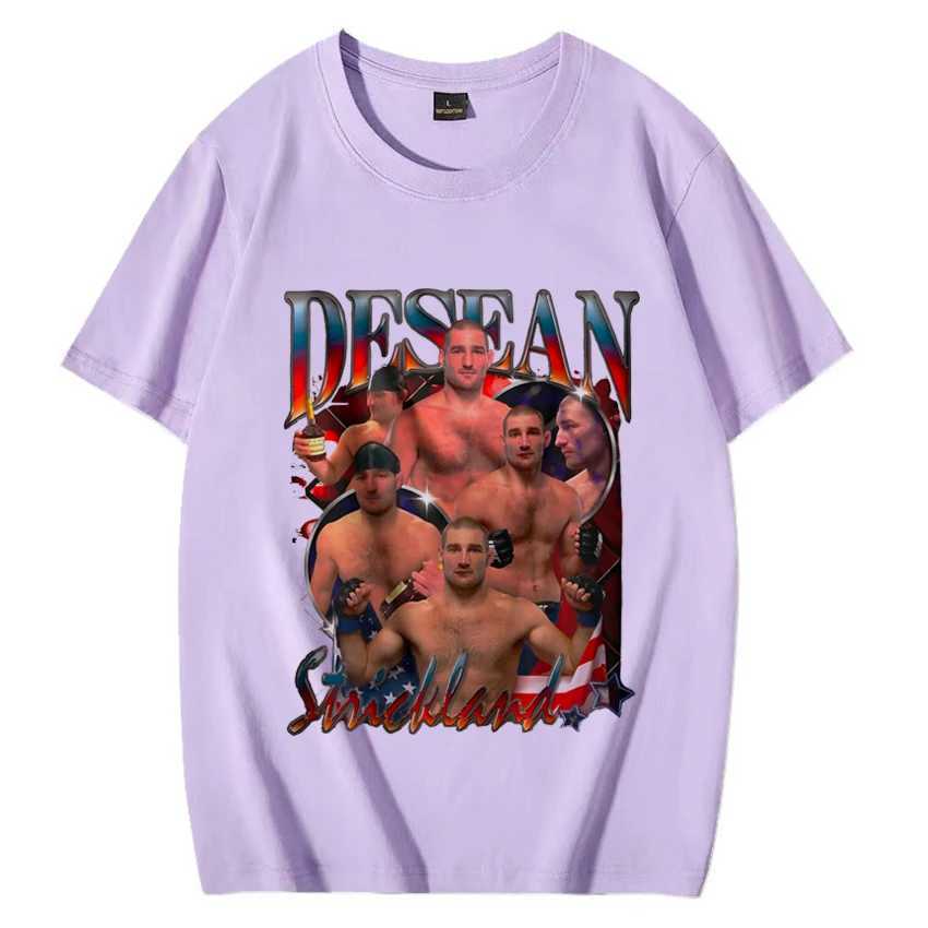 2024 Sean Strickland Meme T Shirts Men Women s Summer Fashion streetwear Graphics Oversized t-shirts short sleeve Unisex Tees X2501133