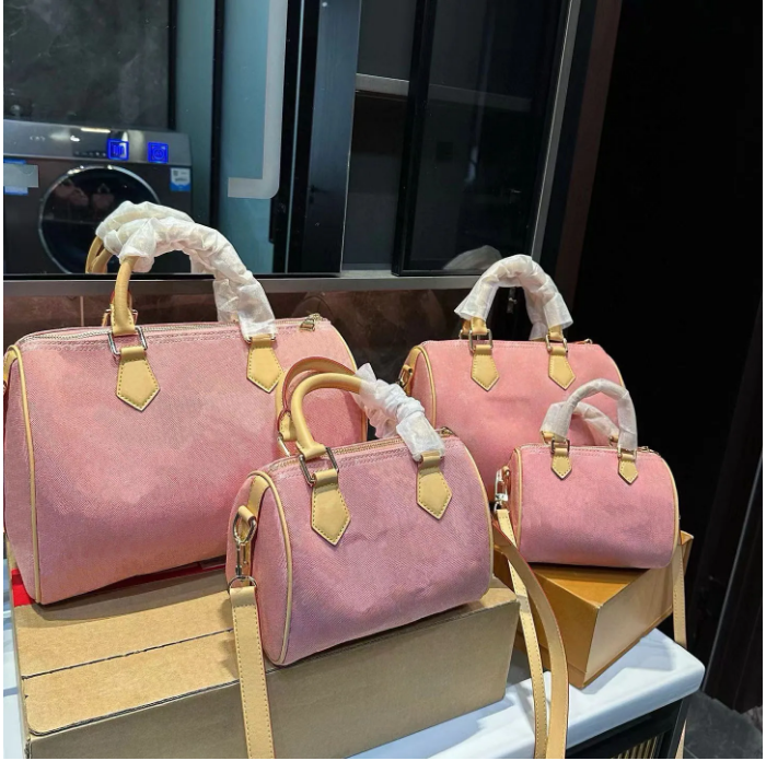 Designer Women nono Pillow Bag speddy Shoulder Bag Luxury Brand Monograms Flowers Pattern Canvas Tote Bags Lady Oxide Leather Strap Mini Nano Crossbody Handbag