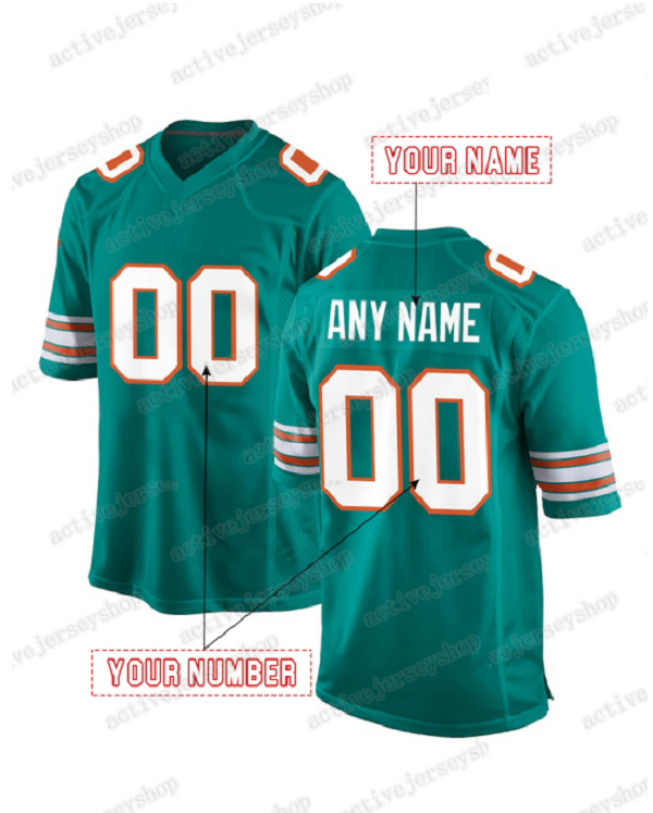 Jaylen Waddle Custom Football 2025 Rivalries Jersey Tua Tagovailoa De'Von Achane Tyreek Hill Jordyn Brooks Dodson Jaelan
