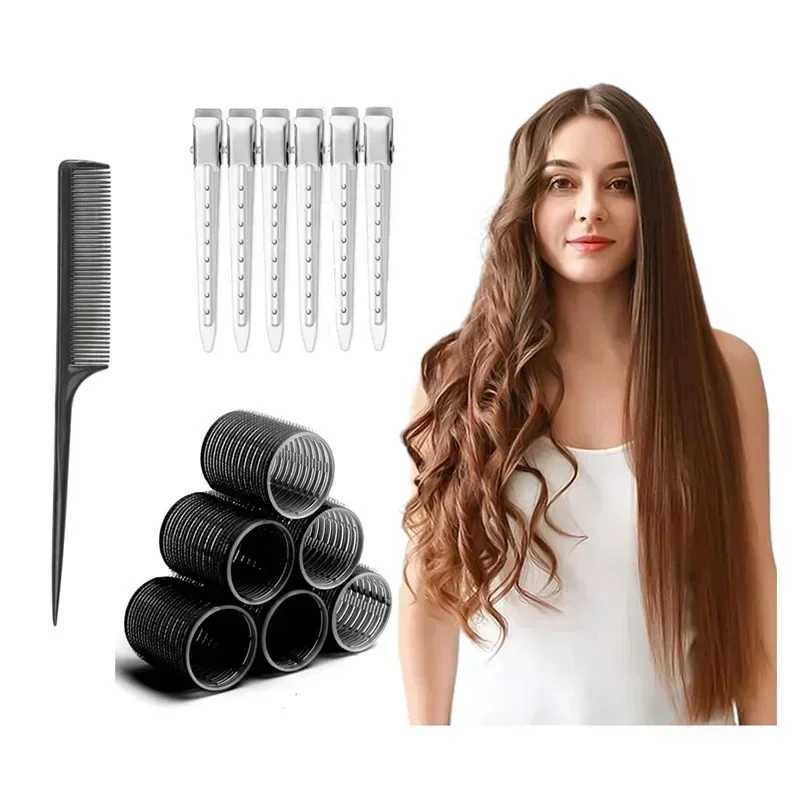 13 black self clip curlers non heated curlers non heated curlers W250113