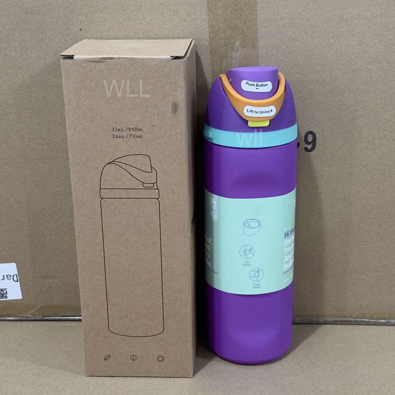 24oz 32oz Double Wall Insulated la Sports Water Bottle Stainless Steel vacuum WLL2515