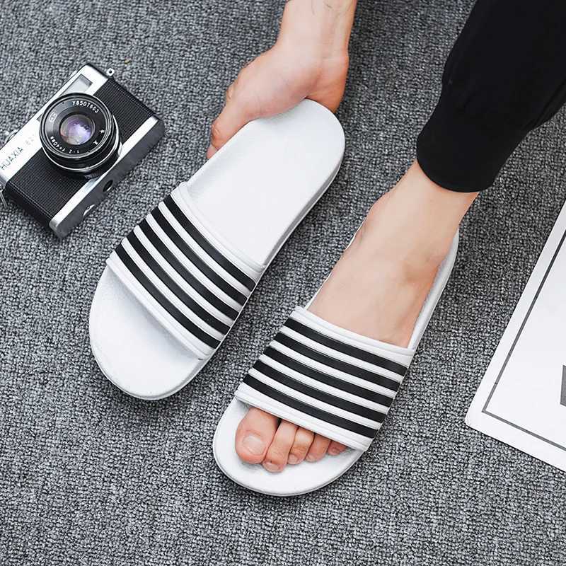 Plus Size Men Indoor Home Slippers Male Soft Comfortable Bath Slipper Mens EVA Flat Thick Platform Outdoor Beach Sandals Summer Z250614