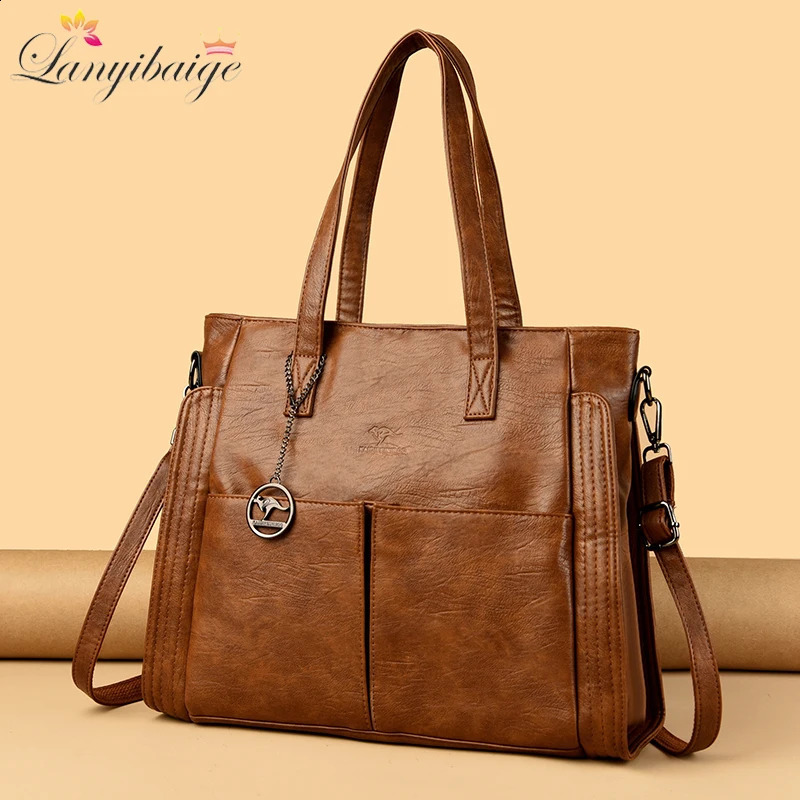 Genuine Soft Leather Handbags 2024 Women Bags er Handbags Ladies Crossbody Hand Bags For Women Sac A Main 250106