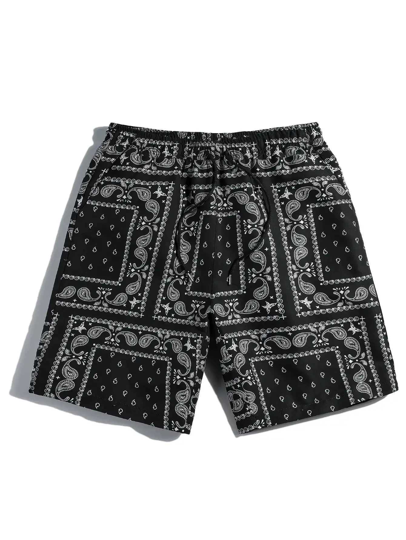 Mens Cashmere Printed Sports Shorts Casual Fashion Street Trend High Quality Beach Wear Summer Sports Shorts NoveltyXJ250114