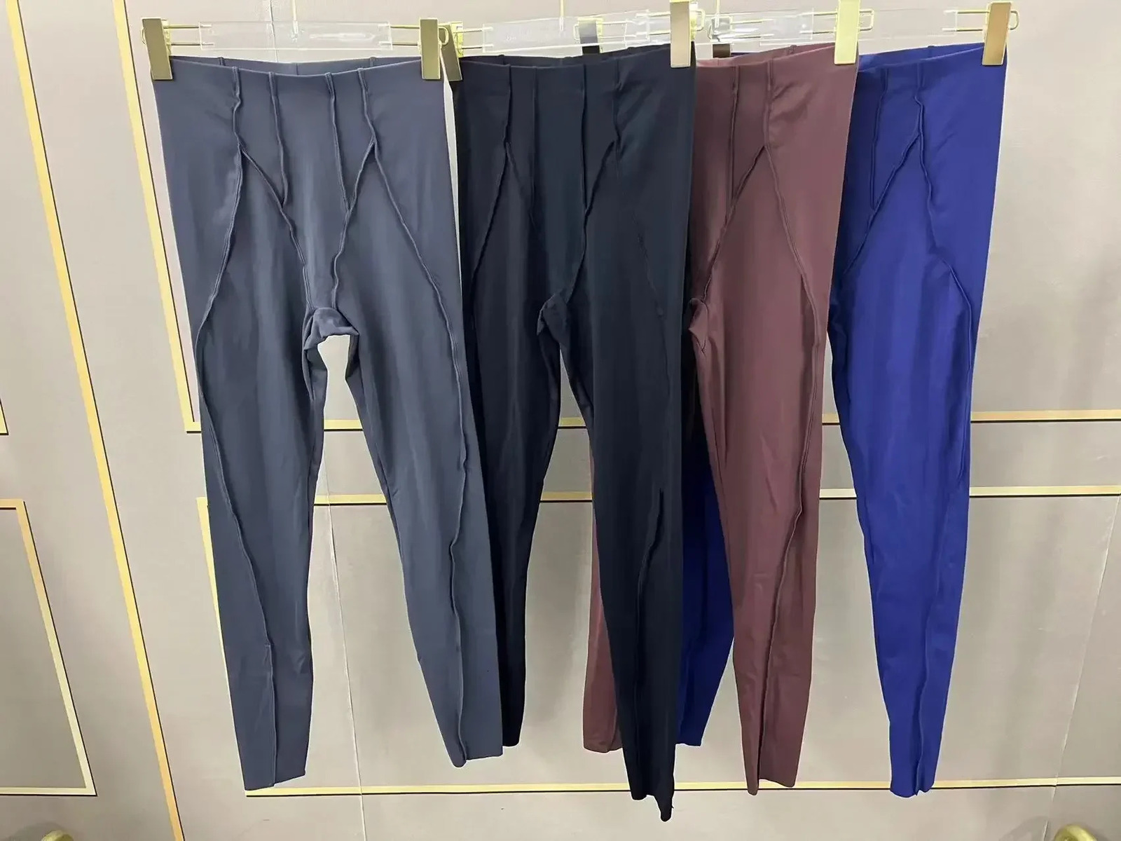 Gym Leggings Women Sports Tights 2025 Sportswear Woman Yoga Clothes Push Up Leggins Deportivo Mujer Grey Coffee Navy Black Beige 250107