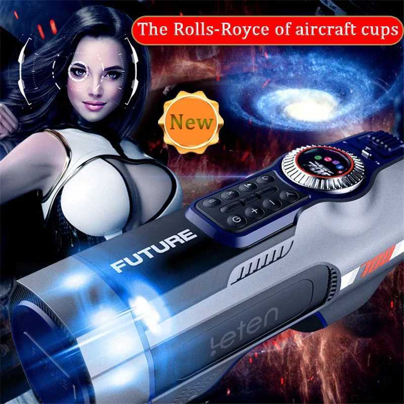 2023 Leten 708 3 Generation Automatic Telesic Male Masturbator Vagina Real Pussy Heating Moaning Masturbation for men Sex ToyW250114