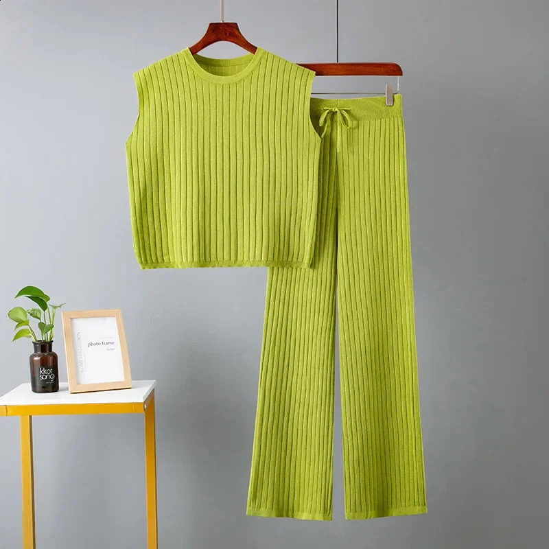 2024 American Womens Loose Casual Two Piece Set Large Size Tank Top and Shorts Plus Hoodie Leisure Homsuit 250106