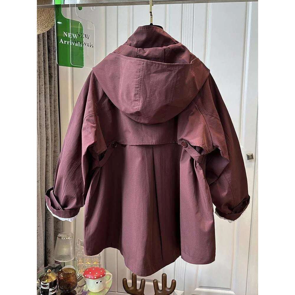 hoodie Women's Wear BZVW Casual Jacket Women's Autumn New Hooded Zipper Design Solid Color Mminimalism Coats Versatile Female jacket