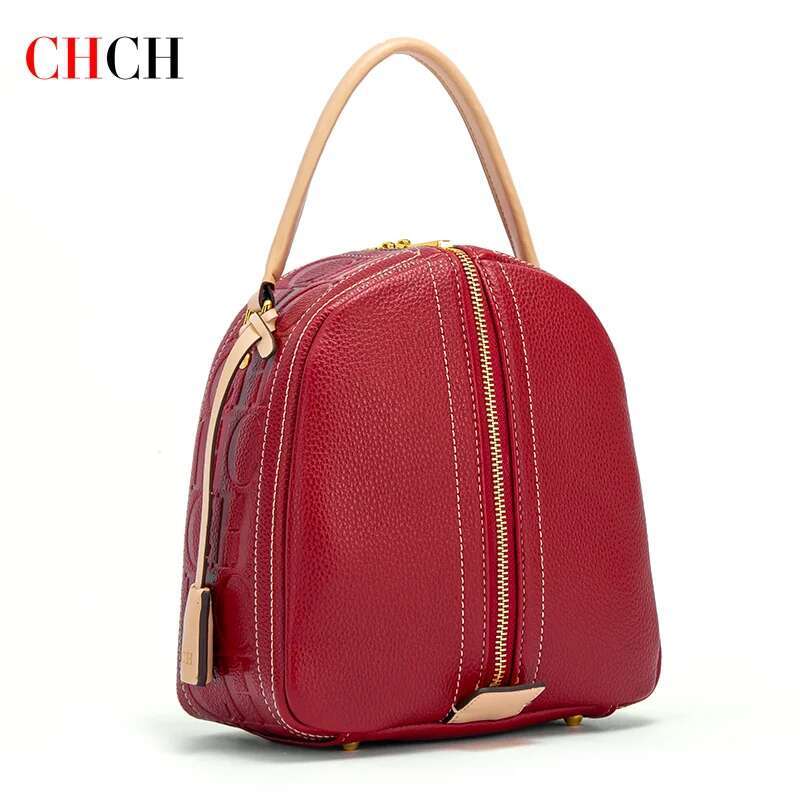 CHCH Women's Bucket New Dual Use Handbag Classic Letter Emed Shoulder Bag
