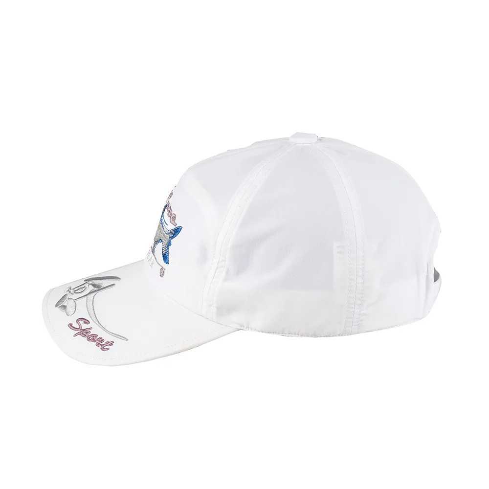 Mens Summer Fishing Hat C Outdoor Baseball Sports Embroidered Cotton Breathable Adjustable Hiking Hunting Climbing White W250113
