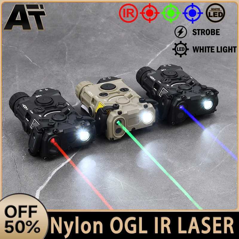 Tactical Eeotec OGL nylon plastic infrared red green dot aiming white light flash hunting air gun magazine laser W250113
