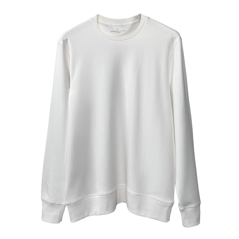 BL01132 Autumn and winter solid color round neck men's long sleeve sweatshirt