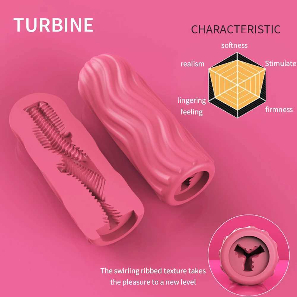 Please Aircraft Cup Male Masturbators Masturbation Device Soft Transparent Pocket Pussy Penis Sleeve Training Adult Sex ToyW250408