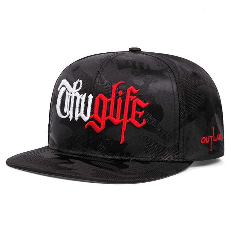 Hip Hop Snback Hat Mens Letter Embroidered Baseball C Mens Outdoor Sports Truck Hat Black Camouflage Golf C Men W250113