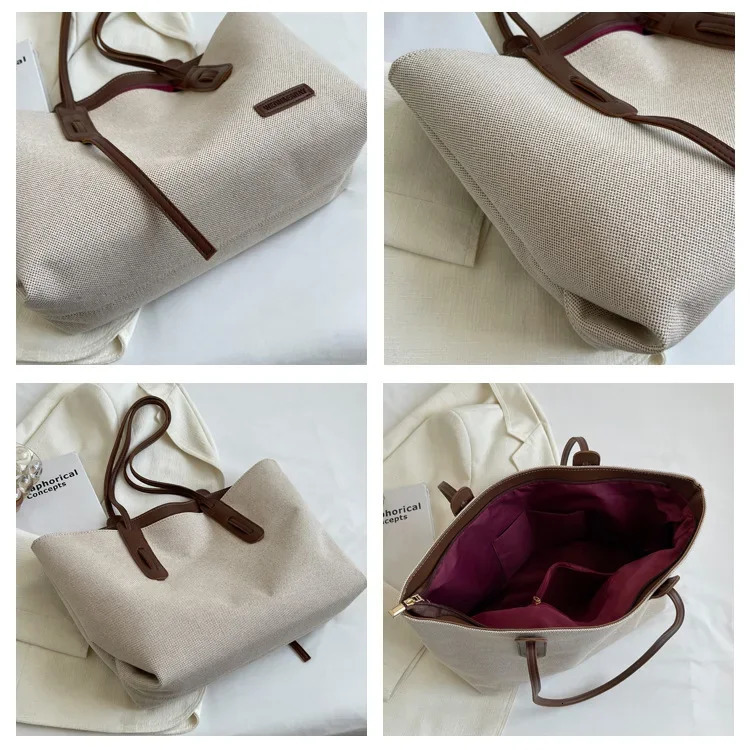 Canvas Women Shoulder Bags Winter Shopper Travel Shopping bags Travel large capacity female Handbag bolsa Big bolsas 250102