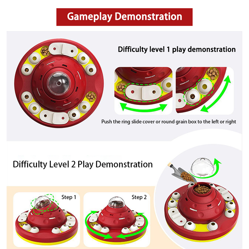 Dog Puzzle Toys Slow Feeder Interactive Increase Puppy IQ Food Dispenser Slowly Eating NonSlip Bowl Pet Cat Dogs Training Gamen