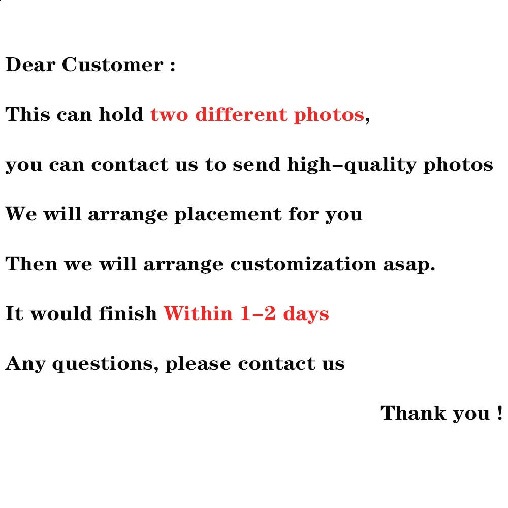 Two-Sided Heart Picture Pendant Necklace Jewelry For Men Hip Hop Custom Iced Out Po Spinning Pendant Women Drop 250107