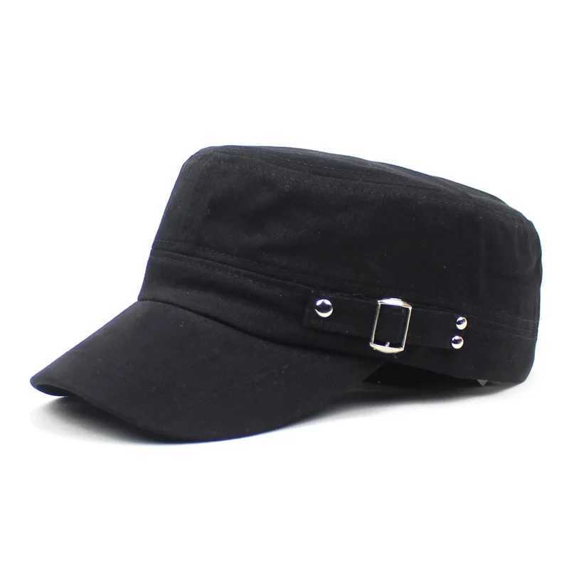 Side Button Baseball C Solid Color Army C Adjustable Sunscreen Snback C Suitable for Women Men Travel Sports Hiking Dad Hat W250113