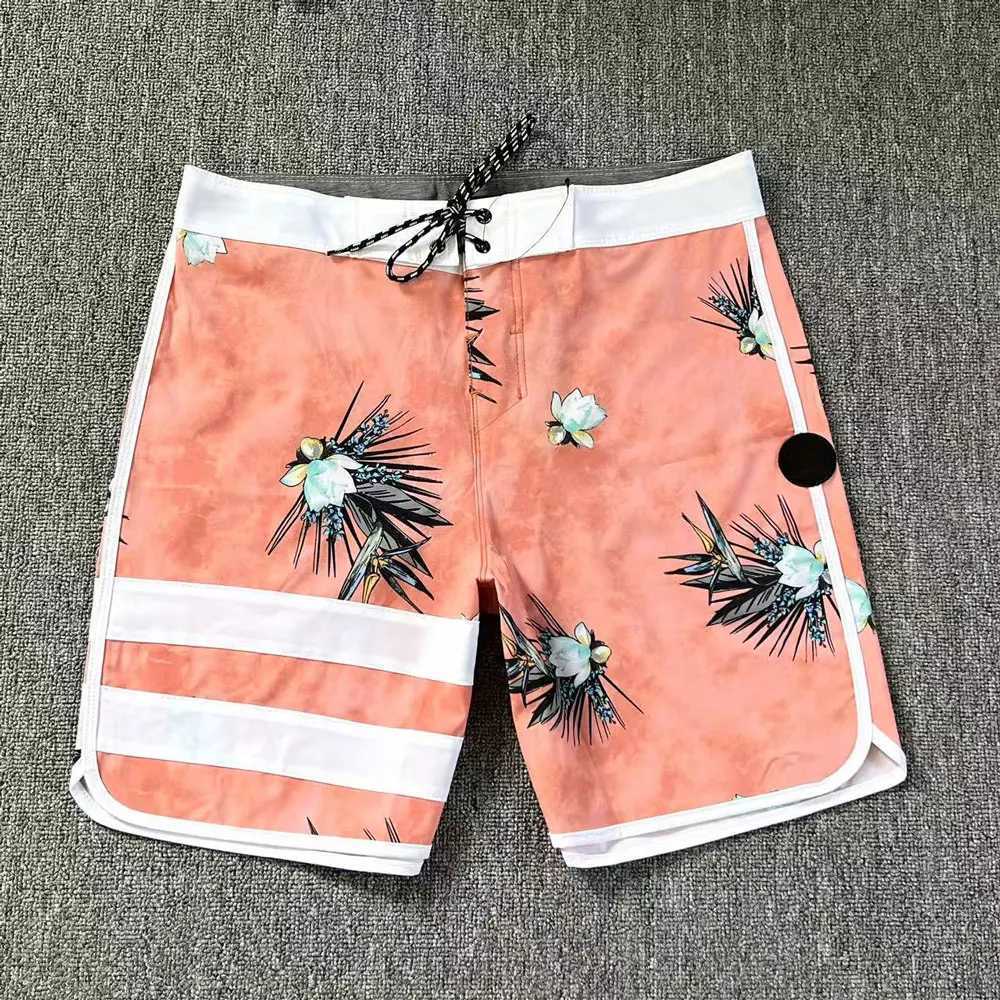 2025 New Mens Boardshorts Surf Swim Quick-drying Waterproof Spandex 4-way Stretch Bermuda Shorts GYM Bodybuilding Man TrunksXJ250114