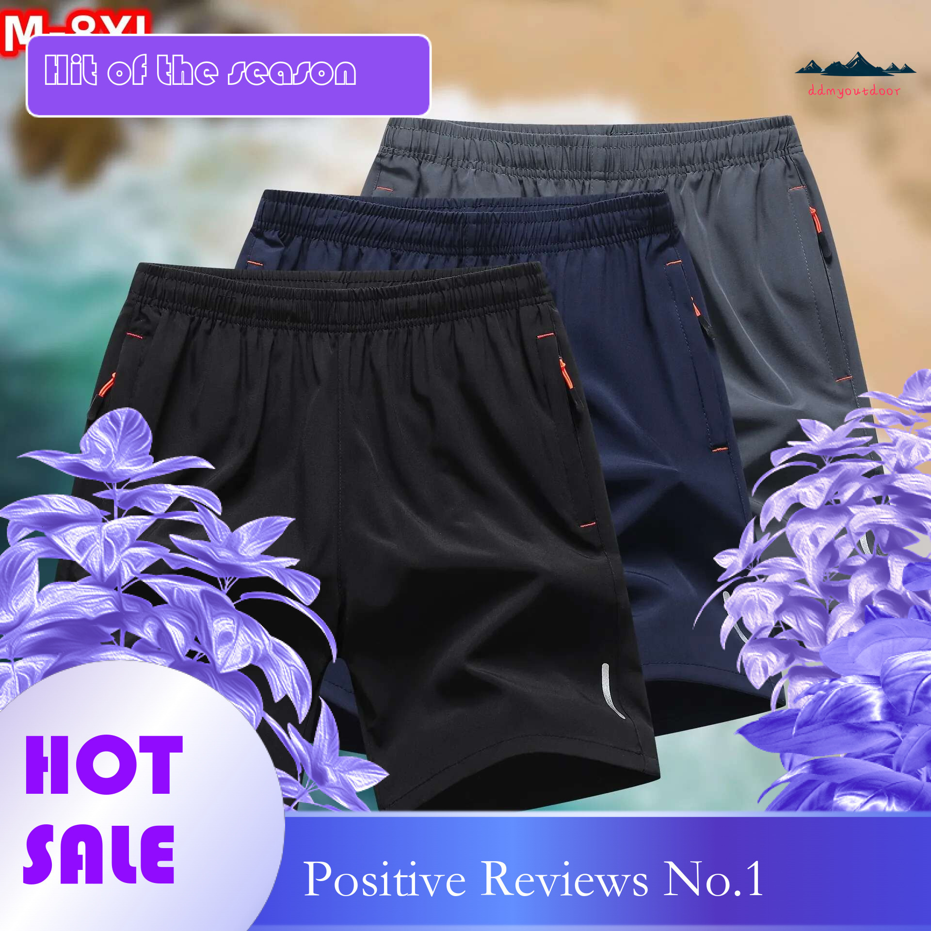 Ddmyoutdoor China Domestic M XL Plus Size Men S Sports Shorts Summer New Arrival Comfortable Elastic Waist Clothing Male Breathable Mens Short Trouser