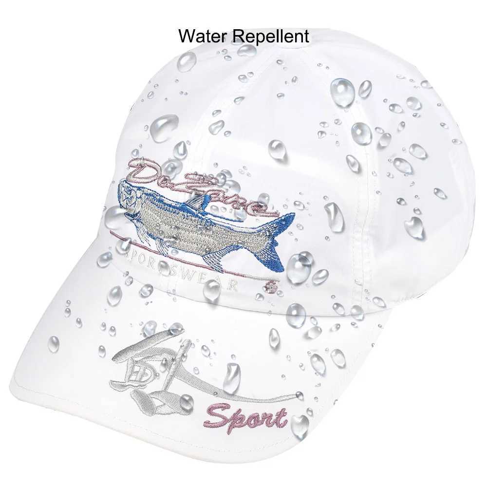 Mens Summer Fishing Hat C Outdoor Baseball Sports Embroidered Cotton Breathable Adjustable Hiking Hunting Climbing White W250113