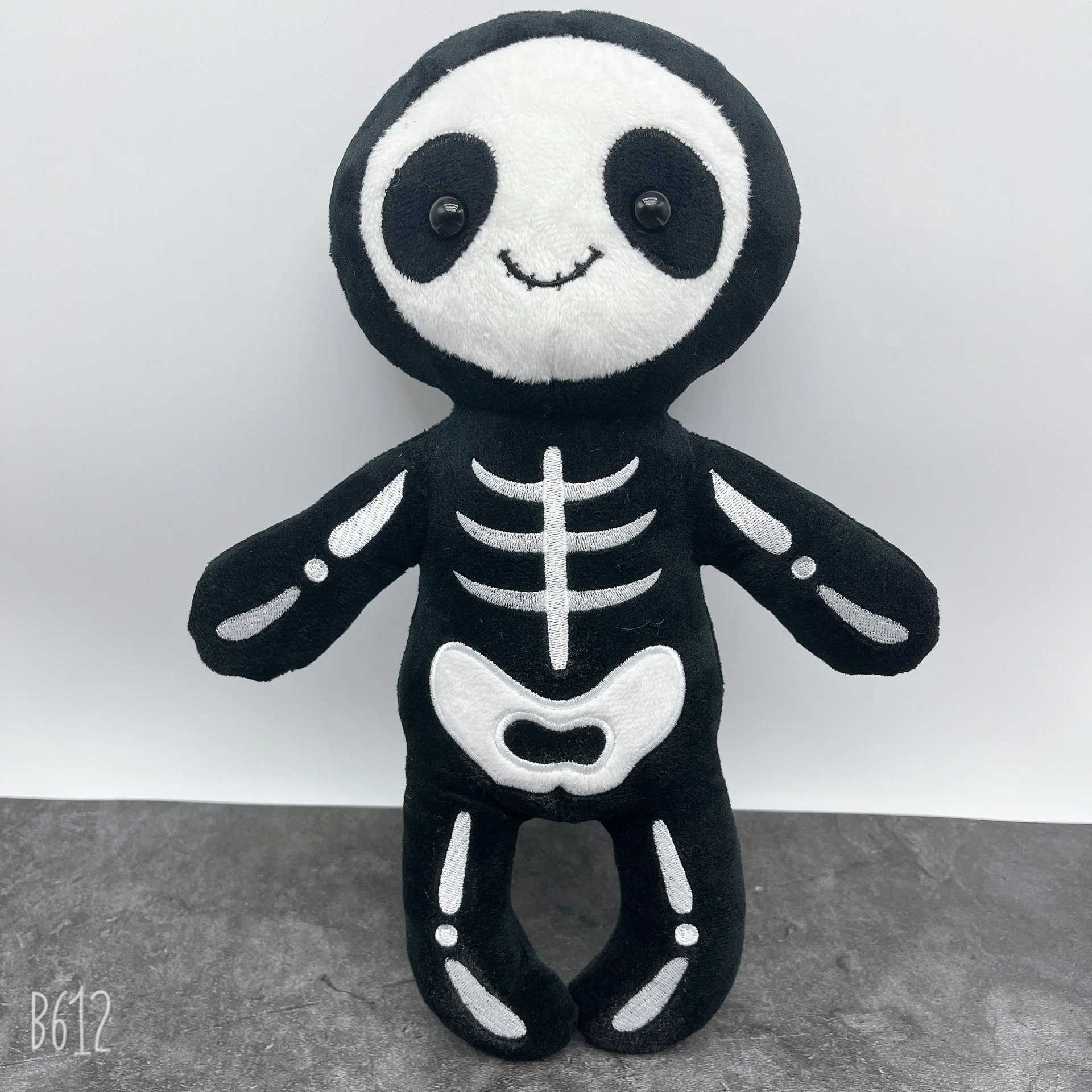 2025 Plush Dolls jellycats Plush Doll Skeleton Bob Halloween Decoration 30Cm Soft Stuffed Toy Christmas Present for Kids
