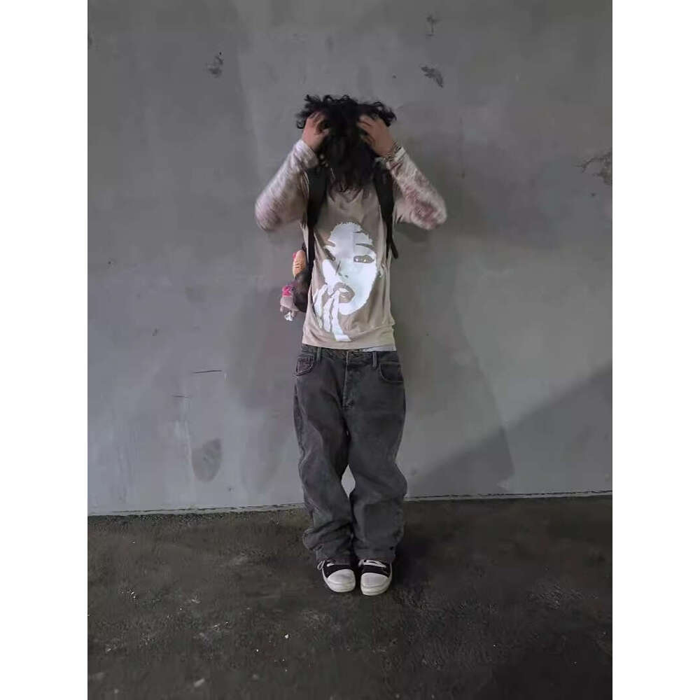 Personalized design, portrait printing, 3D three-dimensional patterns, multiple colors, summer casual loose fitting men's and women's tops