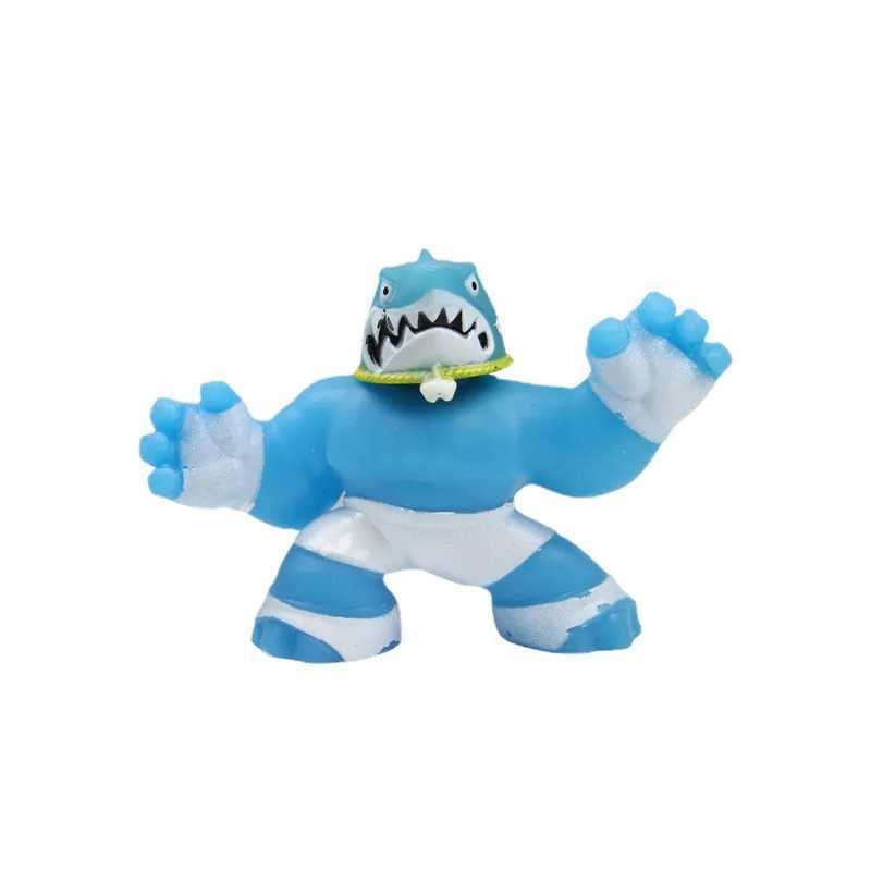 GOO JIT ZU Q Version Super elastic animal animation sle Press Toy Soft Rubber Figure Elastic Stretch Doll Vent Pinch Fun Gift Free shipping