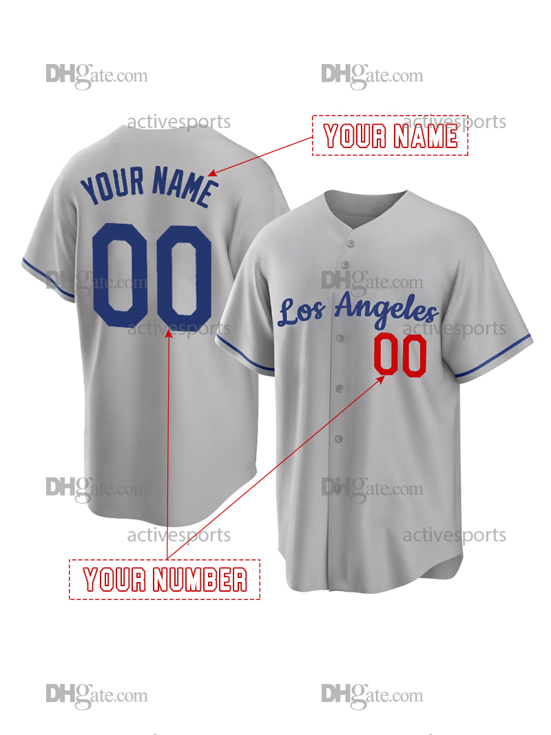 Custom 17 Ohtani Betts Baseball Jersey Yamamoto Freeman Muncy Stitched Number Name Mens Womens Youth