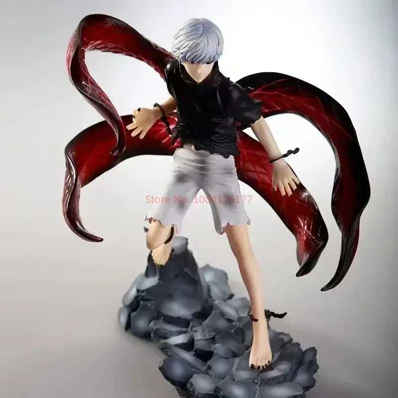 Action Toy Figures Tokyo Ghoul Kaneki Ken 21cm Figure Mask Model Doll Anime Two Heads Statue Ornament Cool Fight Gifts Toys Figure Statue Toys Deco Y2501126RDC