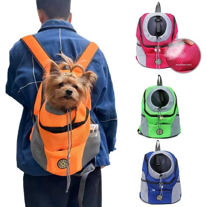 Pet Dog Carrier Backpack Puppy Carrier Front Pack for Small Medium Dogs Cat Travel Back Pack Breathable Dogs Carrier BackpackXJ250113