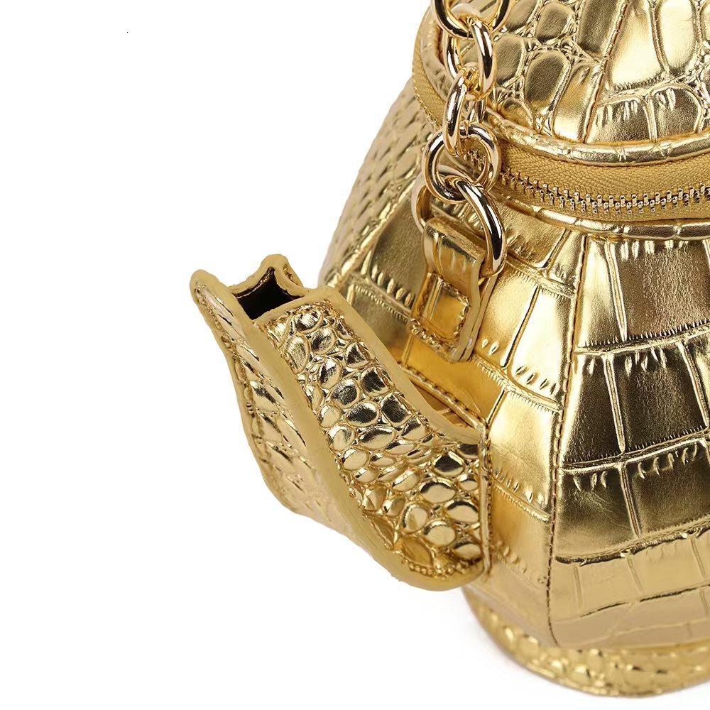 New Designer Creative Teapot Bag Wine Pot Bag Women's Shoulder Bag Outdoor Crossbody Bag Chinese Fashion Trend Bag Free Shipping Personalized Pun