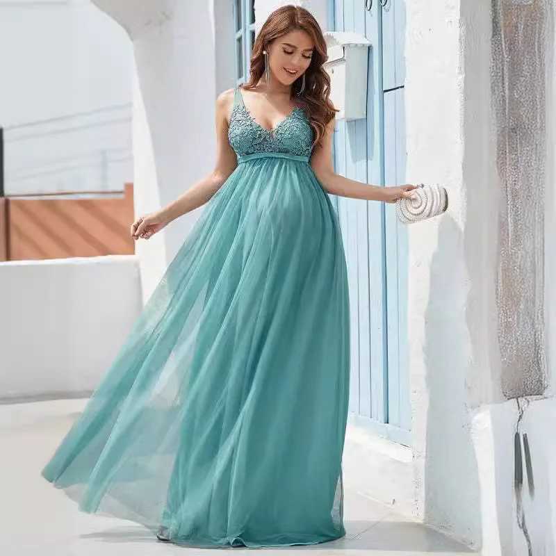 Sleeveless maternity photography dress maternity chiffon evening dress maternity photography dress W250113