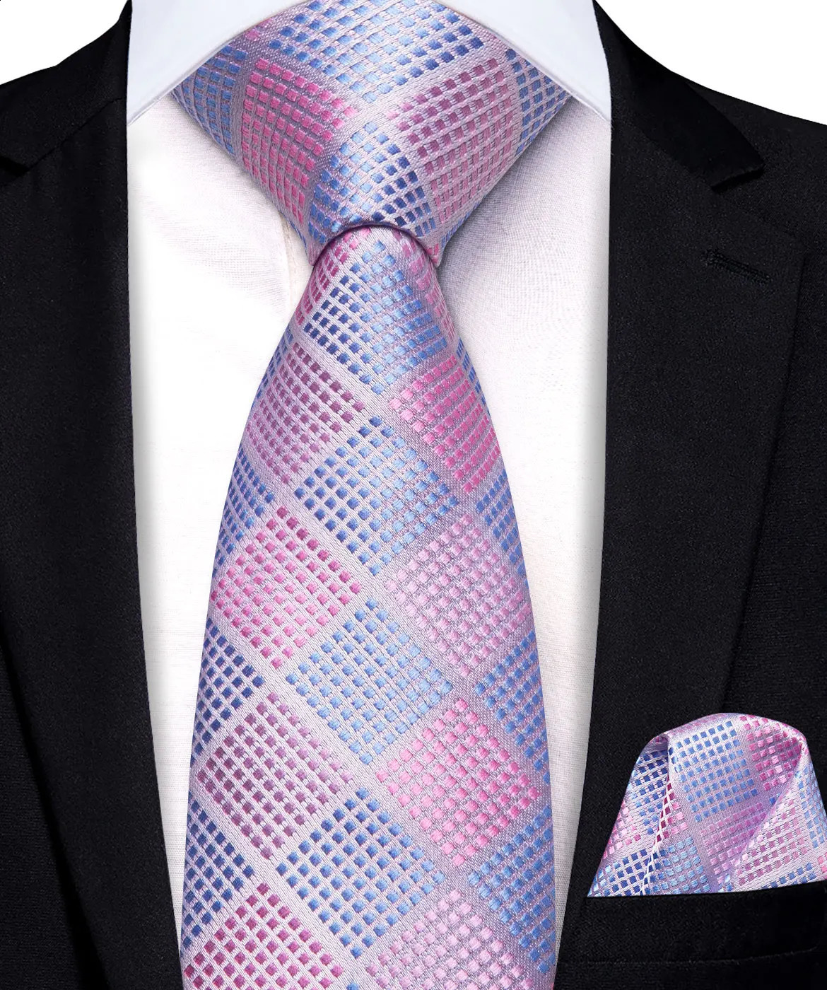HiTie Peach Pink Solid Paisley Boys Girls Childrens Tie Students Kids Stage Performance Costume Uniform Silk Necktie 120*6CM 250103