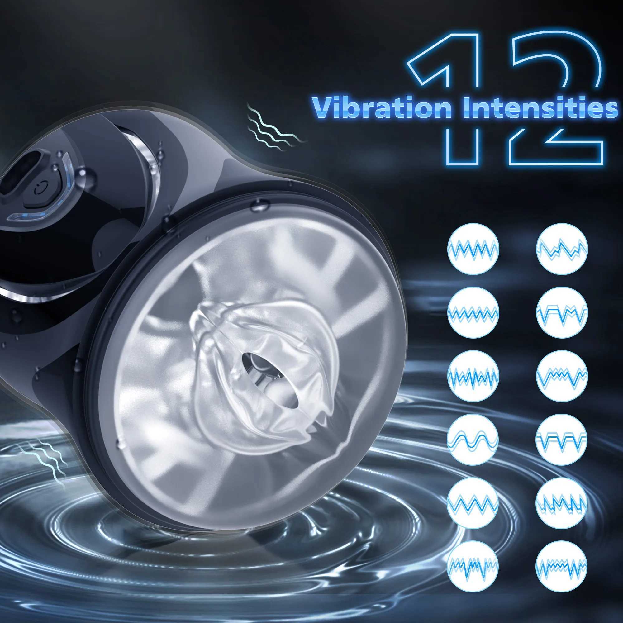 APP Remote Control Masturbators for Men Realistic Vagina Automatic Blowjob Sucking My Pocket Pussy Adult Sex Toys for ManW250114