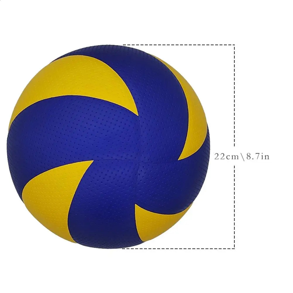 1PCS Practice Volleyball Leather PU Soft Beach Hard Training Game Ball 250107
