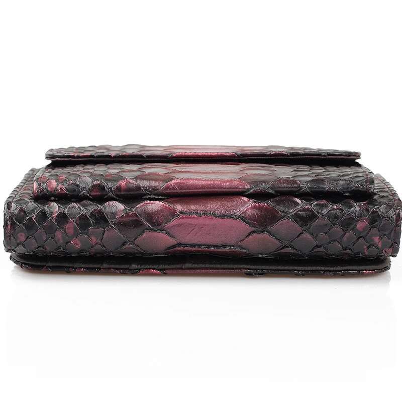 XMESSUN New Fashion Designer Handbag Emed Snake Leather Portable Small Clutch Lady Hand Bag Purse