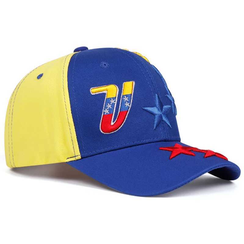 Venezuelan Flag Embroidery Baseball C High Quality 5-star Outdoor Hat Female Male CS W250113
