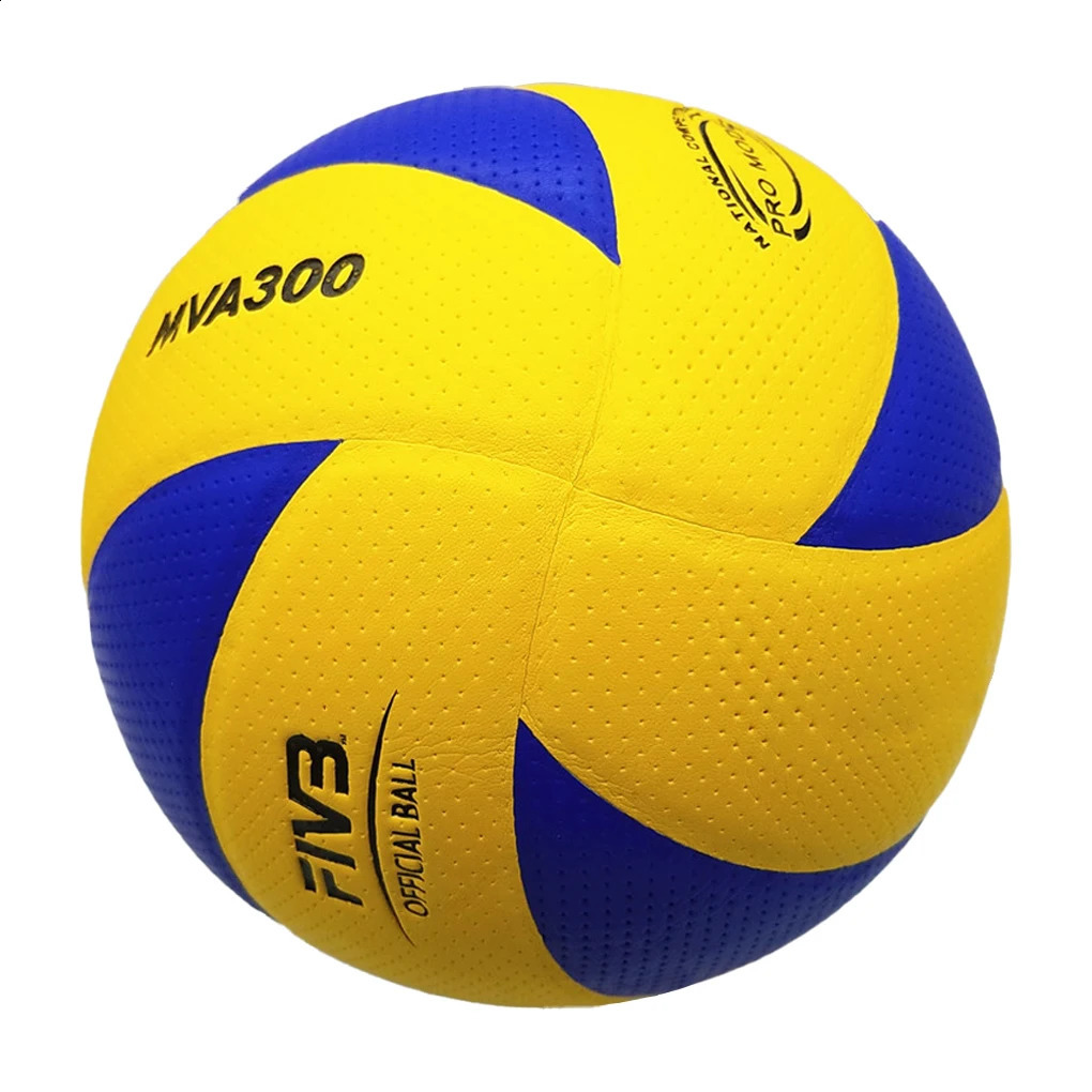Size 5 Volleyball V300w Mva300 Soft PU Ball Indoor Outdoor with Pump Syringe for Adult Children Contest Training 250107