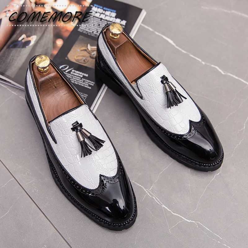 Fi British Style Office Shoes for Men Casual Shoes Breathable Leather Loafers Pointed Driving Comfortable SlipXJ250113