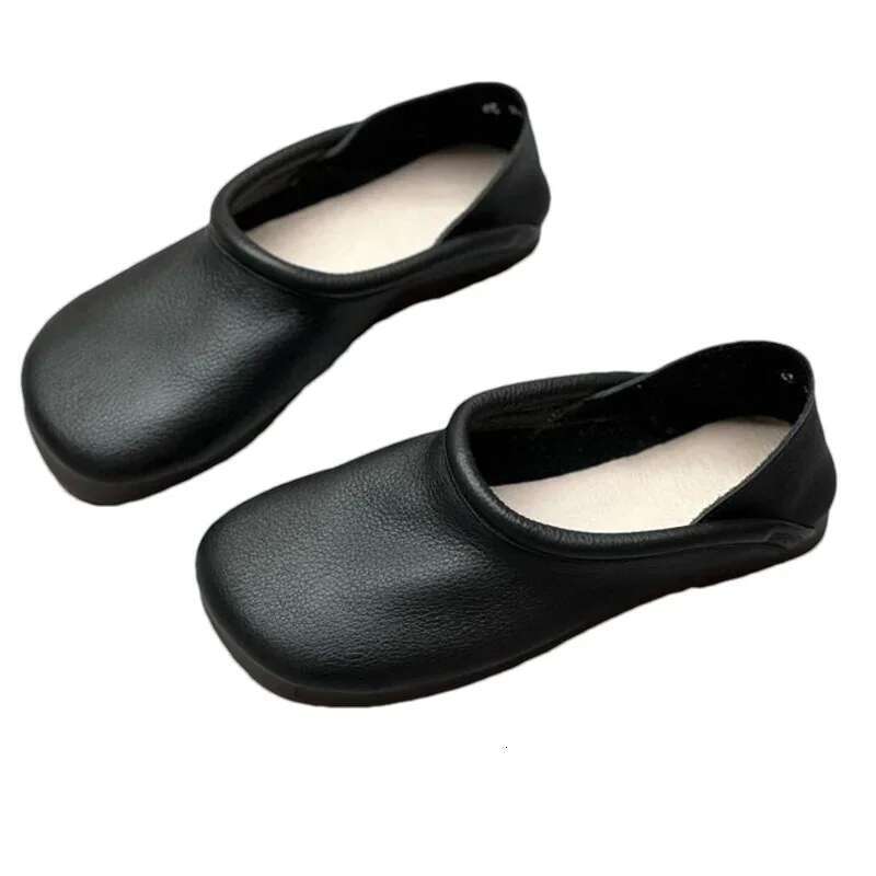 Flats Women Loafers Designer Leather Casual Autumn Soft Oxford Shoes 2024 New Trend Walking Cozy Chaussures Femme