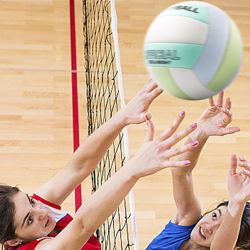 Size 5 Volleyball V300w Mva300 Soft PU Ball Indoor Outdoor with Pump Syringe for Adult Children Contest Training 250107