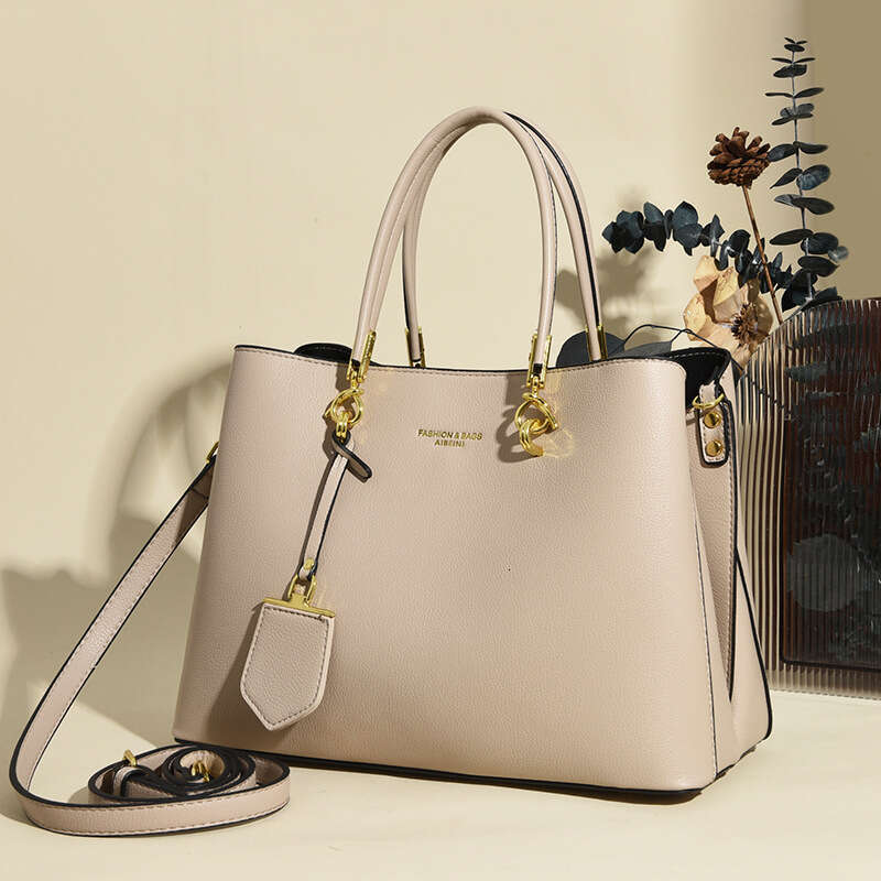 Women's Bags handbag Autumn Women's Fashionable Simple Handbag with Premium Sense, Large Capacity Tote Bag, Work Commuter Shoulder Bag