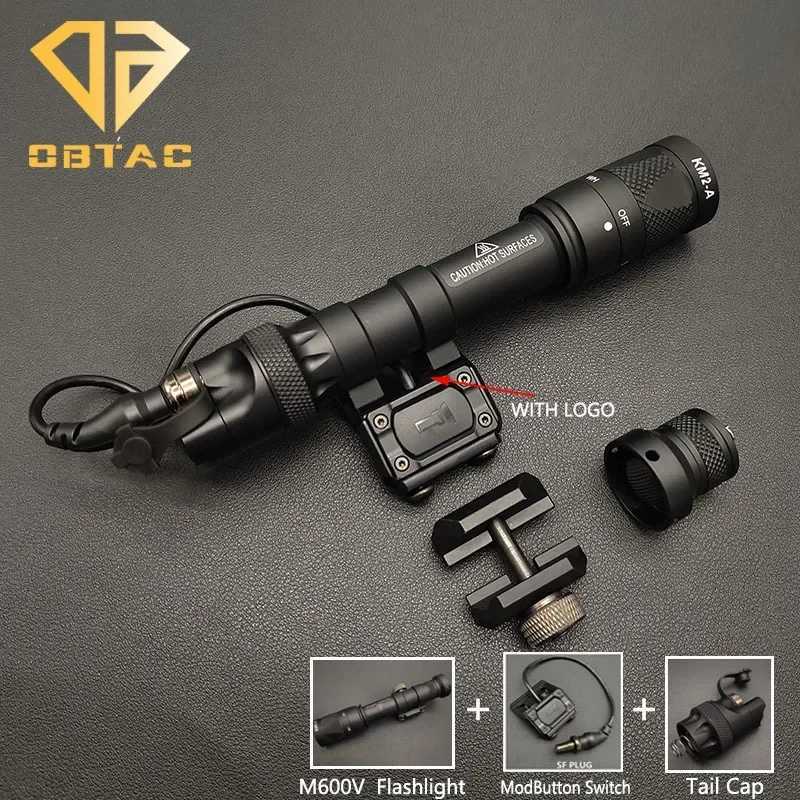 Tactical SF M600V M300V Weapon Gun Light LED Light Strobe Output For Airsoft Rifle AR15 M16 Hunting Weapon light Remote SwitchXJ241217