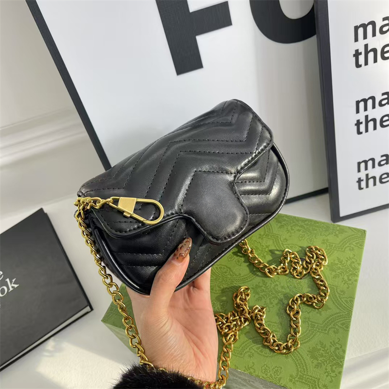 Brand Designer Mini for Women, Casual Chain Bag Crossbody with Heart Pattern Shoulder Bags