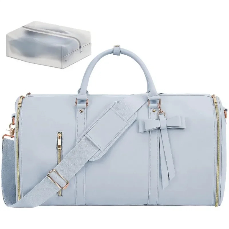 Convertible portable travel clothing bag carried on a handbag suitable for men women dust-proof hanging luggage sets business travel bags 250109